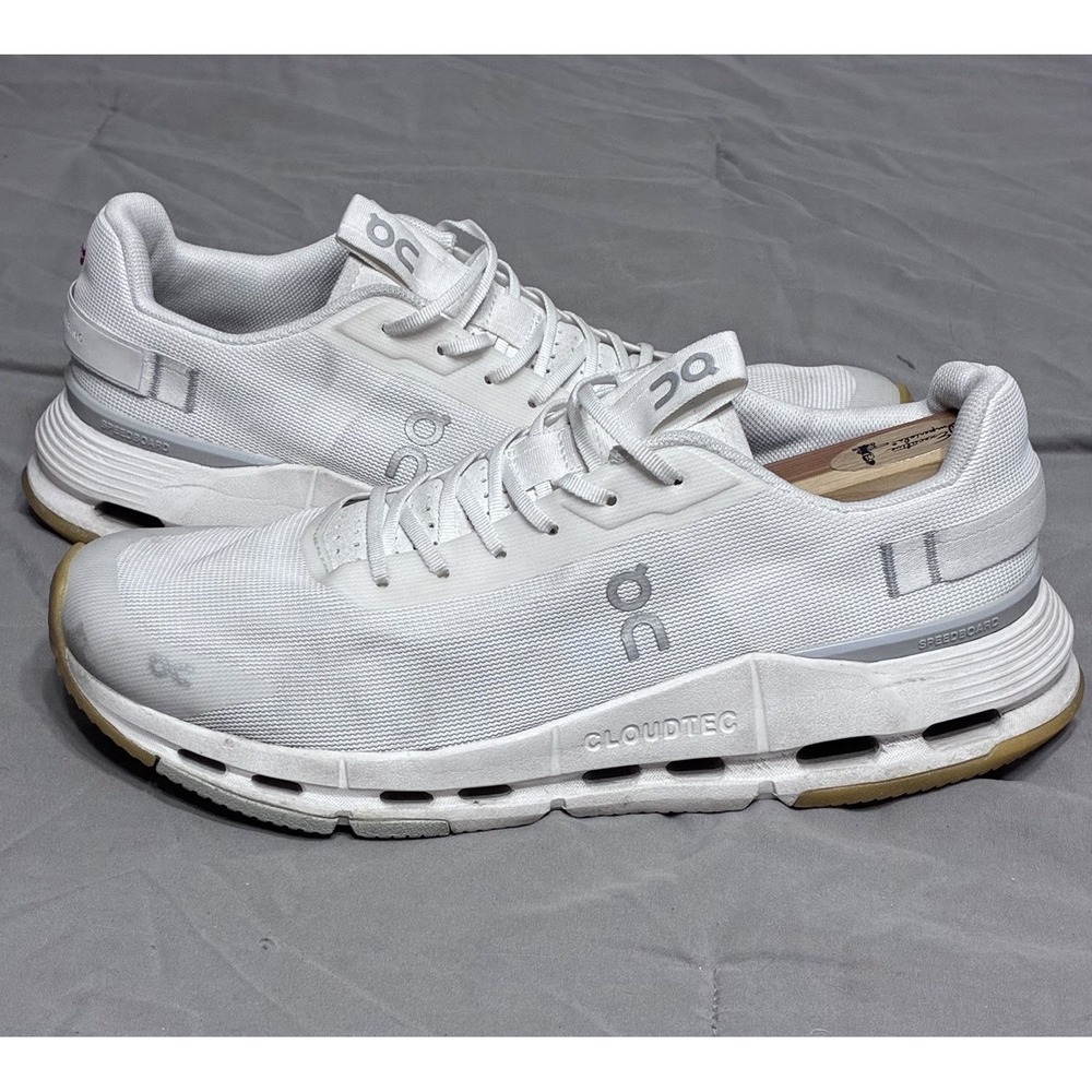 On Running Cloudnova 2 Women's Size 10 Training Shoes White/White